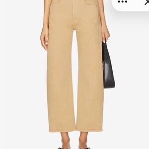 Mother  halfpipe flood Tan Jeans